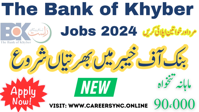 Bank of Khyber Jobs 2024 in Karachi Apply Online Today