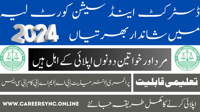 District and Session Judge Layyah Jobs in 2024 Apply Online Now