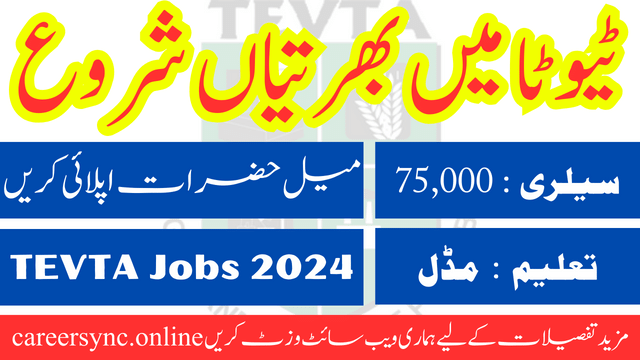 Latest TEVTA Jobs in 2024 Apply Now Today