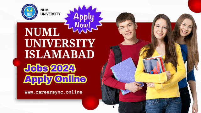 NUML University Jobs in Islamabad 2024 Apply Online Now