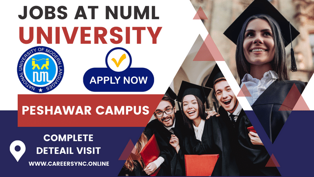 NUML University Jobs in Peshawar 2024 Apply Online
