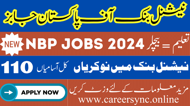 National Bank of Pakistan NBP New Jobs in 2024 Apply Now Online