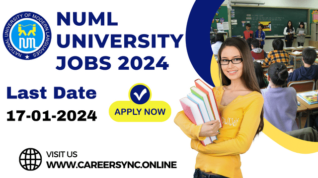 National University of Modern Languages NUML Jobs 2024 Apply Now