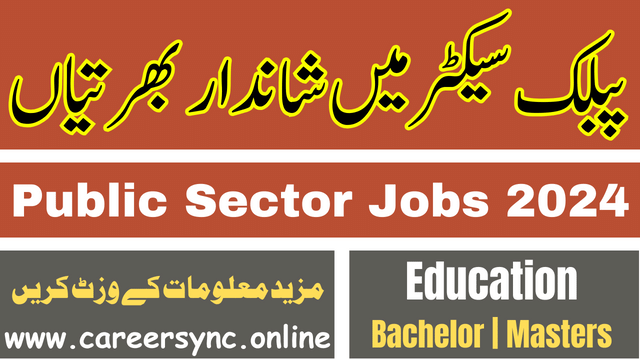 Public Sector Organization Jobs 2024 Apply Online Now