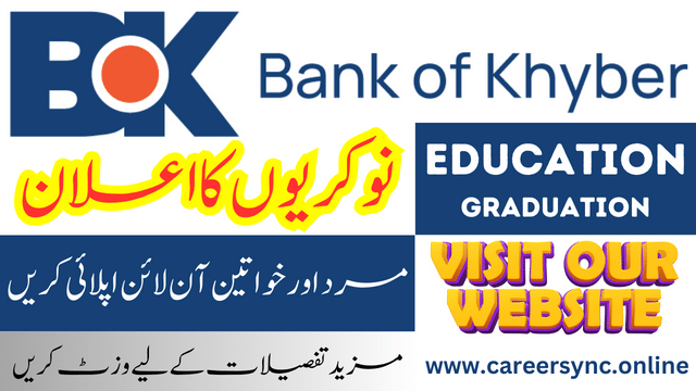 The Bank of Khyber BOK Jobs in 2024 Apply Online Today