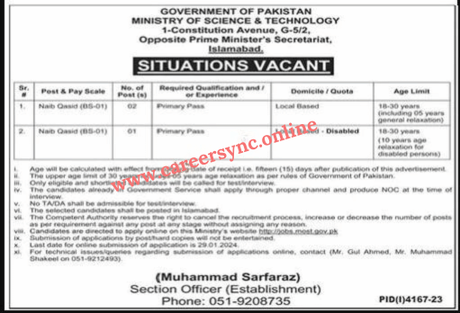 Today Government Jobs In Islamabad 2024 Apply Online Now