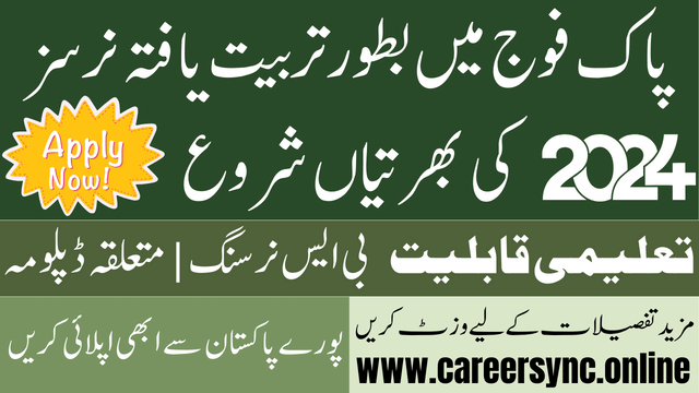 Join Pak Army as AFNS Trained Nurses Jobs in 2024 Apply Now Today (1)