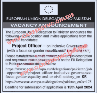 Project Officer Latest Jobs in Islamabad 2024 Apply Online Now